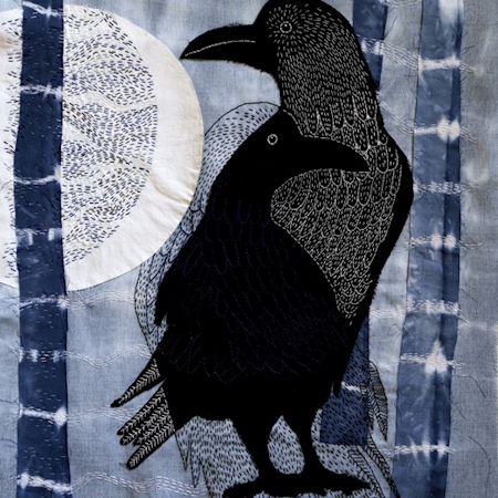 Drawing with Stitch day class with Jane Caven Art at Poppy Patch