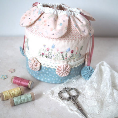 Easter Dilly Bag kit designed by Molly and Mama and made by The Vicki Johnson for Poppy Patch