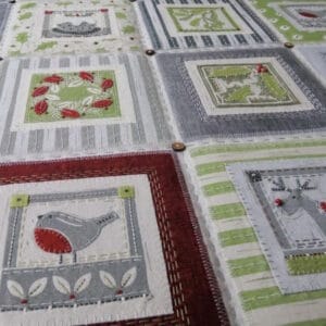 Embellished Christmas Blocks Workshop with Louise Nichols at Poppy Patch