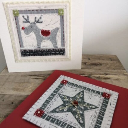 Embellished Christmas Blocks Workshop with Louise Nichols at Poppy Patch