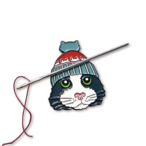 Emma Ball Cat in a hat needle minder