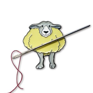 Emma Ball happy sheep enamel Needle Minder