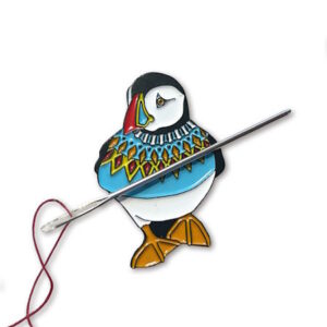 Emma Ball Wooly Puffin Enamel Needle Minder
