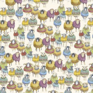 Emma Ball Woolly Friends Cotton Fabric