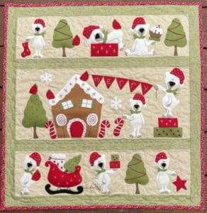 Fig N Berry A Gathering of Polar Bears Quilt Pattern