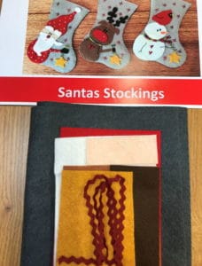 Fig N Berry Christmas Stockings Kit