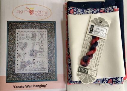 Fig N Berry Create Embroidered Wall Hanging Kit