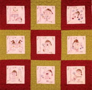 Fig N Berry Magical Christmas Wall Hanging Pattern