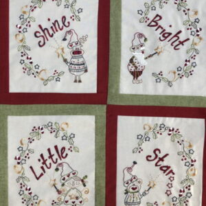 Fig N Berry Shine Bright Little Star Wall Hanging Pattern