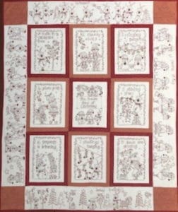 Fig n Berry 12 Days of Christmas Block of the Month Complete Set of Patterns
