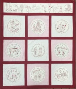 Fig n Berry A Christmas Carol Embroidered Block of the Month Patterns