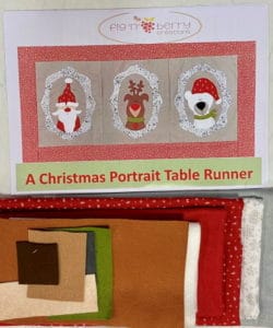 Fig n Berry A Christmas Portrait Table Runner Kit
