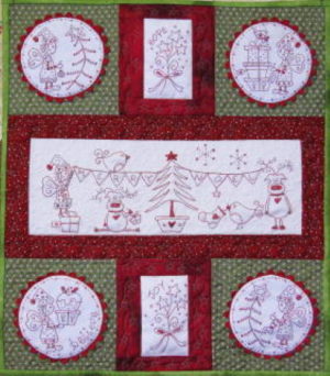 Fig n Berry A Little Angels Christmas Wall Hanging Pattern