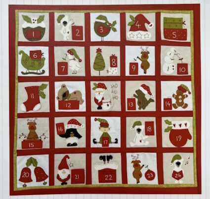 Fig n Berry Christmas Advent Calendar pattern