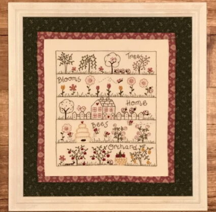 Fig n Berry Bee Haven Wall Hanging Pattern