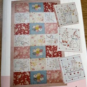 Fig n Berry Blossom Bunny Table runner pattern