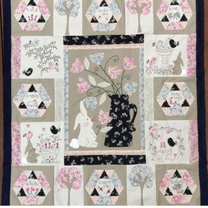 Fig n Berry Bunny Brigade Block of the Month by Lisa Cantlay