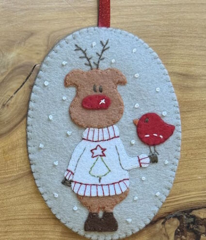 Fig n Berry Christmas Felt Decoration Club