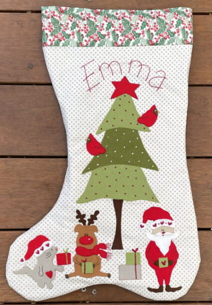 Fig n Berry Christmas Santas secret Stocking Pattern