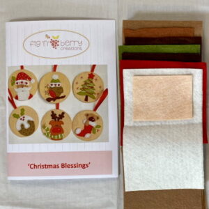Fig n Berry Christmas Blessings Felt and pattern