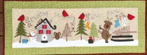 Fig n Berry Dashing Through the Snow Tablerunner Pattern