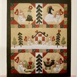 Fig n Berry Christmas Frosty's Winter Wonderland Wall Hanging Pattern