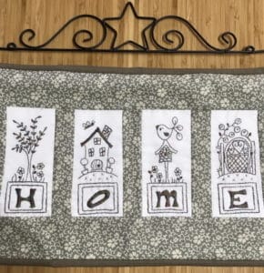 Fig n Berry Home Wall Hanging Pattern