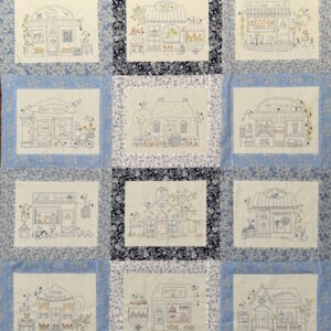 Fig n Berry Little Village Embroidered Block of the Month Patterns