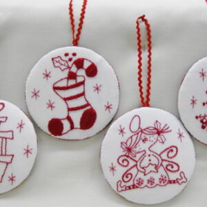 Fig n Berry Merry Christmas Ornaments Pattern by Lisa Cantlay