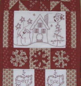 Fig n Berry Merry Noel Christmas Wall Hanging Pattern