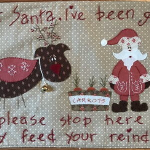 Fig n Berry Santas Treat Mat Pattern by Lisa Cantlay