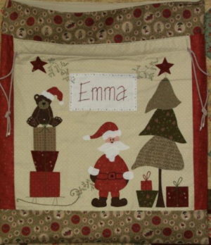 Fig n Berry Santas sack Pattern by Lisa Cantlay