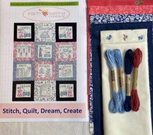 Fig n Berry Stitch Quilt dream Create Wall Hanging Kit
