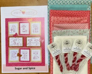 Fig n Berry Sugar and Spice Embroidery panel Quilt Kit