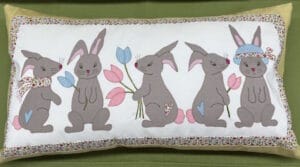 Fig n Berry The Bunny Clan Cushion Pattern