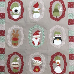 Fig n Berry The Christmas Clan Applique Quilt Pattern by Lisa Cantlay