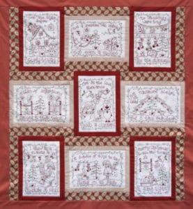 Fig n Berry The Night Before Christmas Block of the Month Patterns
