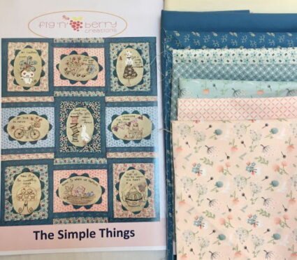 Fig n Berry The Simple things Stitchery and applique Quilt Kit