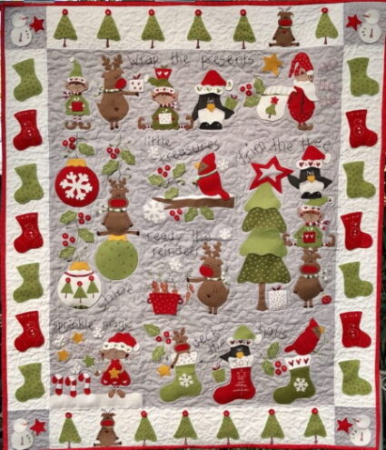 Fig n Berry Trim the Tree Christmas Block of the Month by Lisa Cantlay