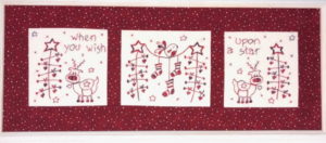 Fig n Berry When You Wish Christmas Red Work Embroidery Pattern