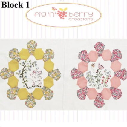 Fig n Berry Woodland Garden Mystery Block of the Month 2023