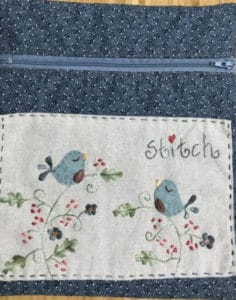 Fig n berry Little Blouebird Pouch Pattern
