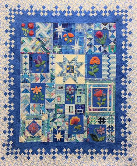 Flying Fish After the Rain Quilt Pattern by Wendy Williams