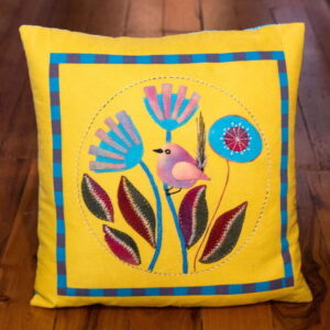 Flying Fish Little Bird Cushions Pattern by Wendy williams