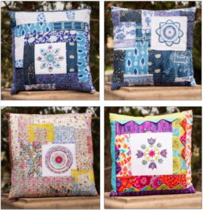 Flying Fish Mandala Cushions Pattern by Wendy williams