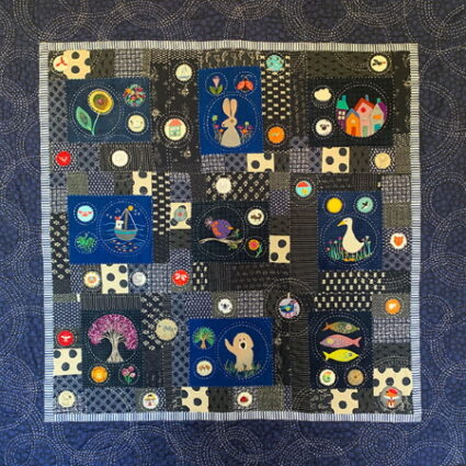 Flying Fish Thought Bubbles Quilt Pattern by Wendy williams