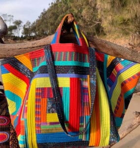 Flying Fish Weekend Bag Pattern by Wendy Williams