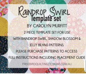 Free Bird Quilting Designs Acrylic Template set