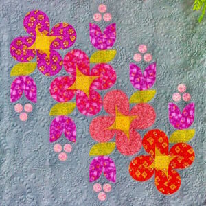 Free Bird Quilting Springtime Flowers Quilt Pattern