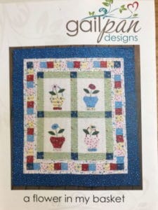 Gail Pan A Flower in My Basket Quilt Pattern